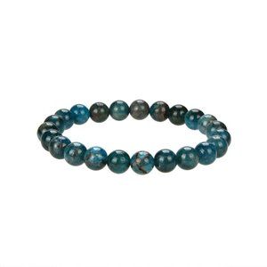 Apetite Gemstone Round Beads Bracelet 8mm